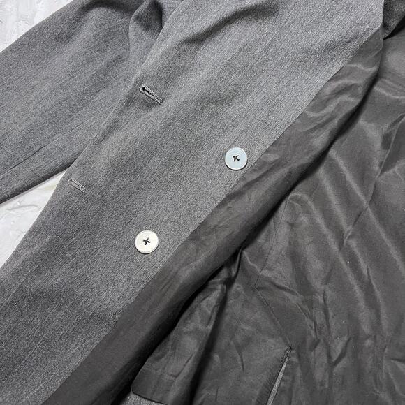 NEW MM LaFleur The Roxane Double Breasted Blazer Light Twill +1 1X Charcoal NWOT - Picture 8 of 15